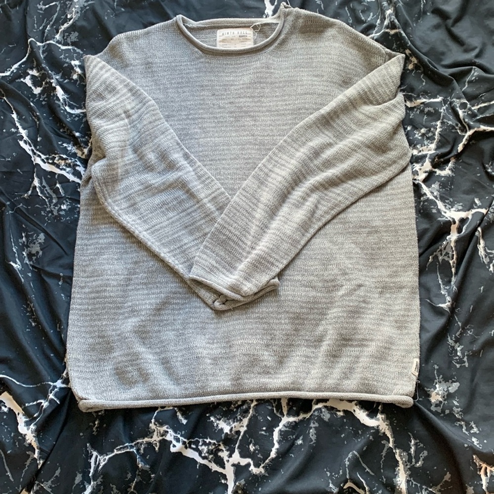Ninth hall grey sweater shirt